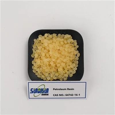 C5 ปิโตรเลียมเรซิน SP 120º C สำหรับสำหรับกาวละลายร้อน/พลาสติก/ยาง/ยาง